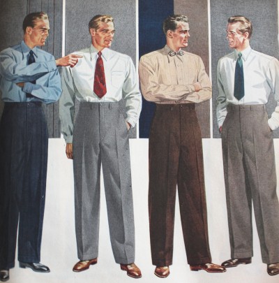 mens high waist trousers