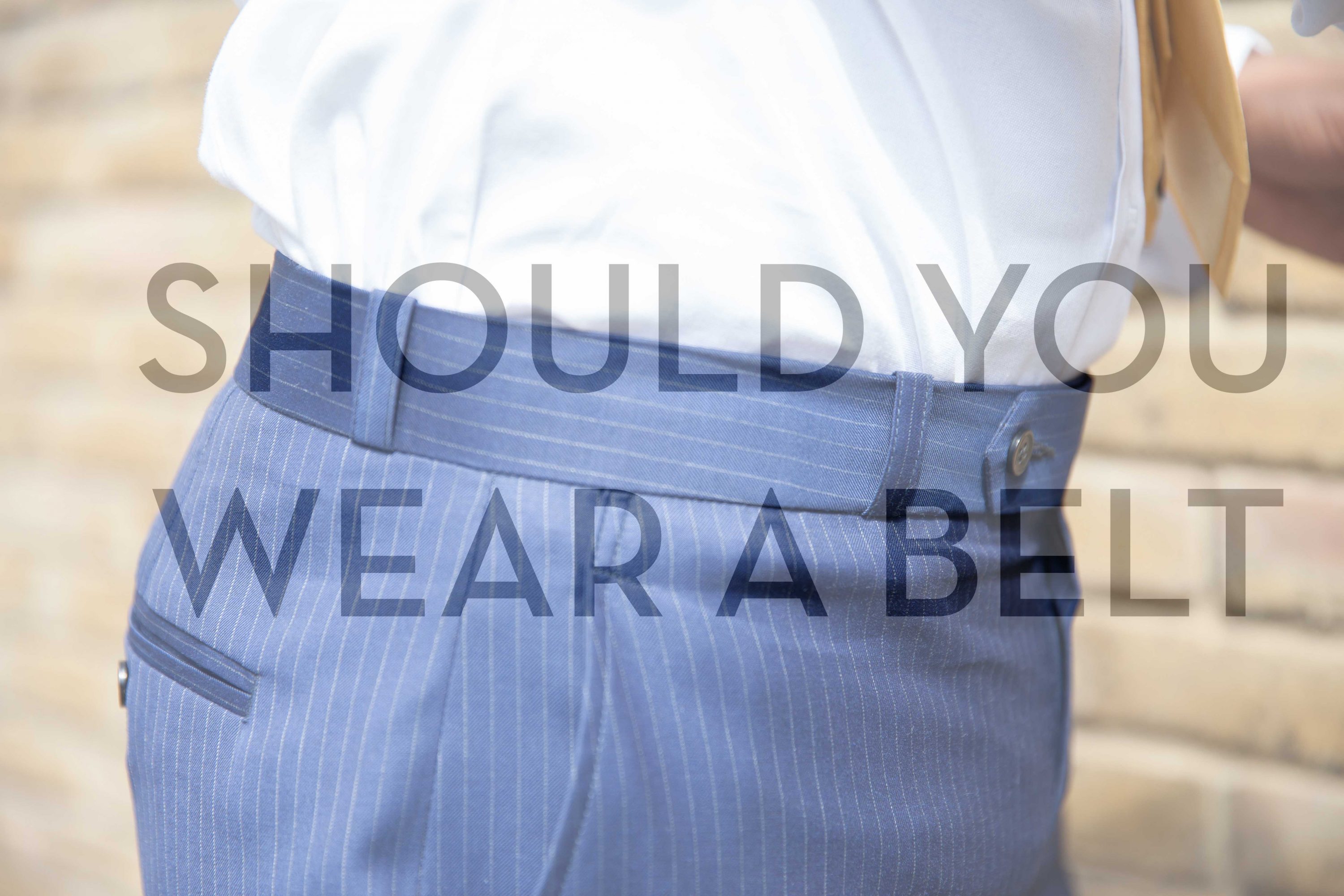 Should You Wear A Belt With A Tailored Suit Morts & More