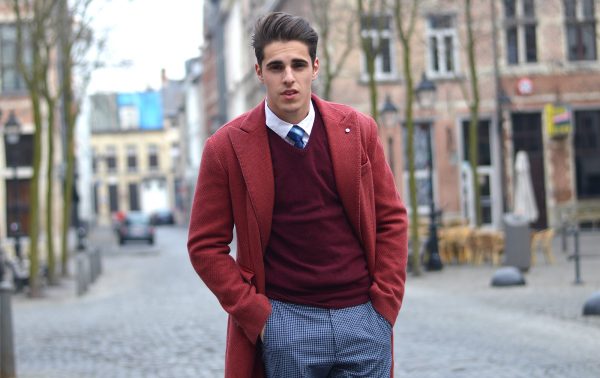 what to wear in the Winter - v neck