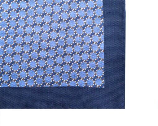 Blue Double-Sided Pocket Square 1