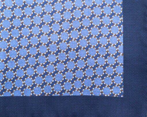 Blue Double-Sided Pocket Square 2