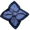 Blue Double-Sided Pocket Square