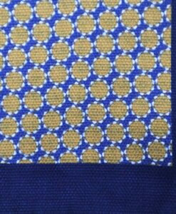 Yellow/Blue Double-sided Pocket Square 2