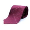 Burgundy Check Tie