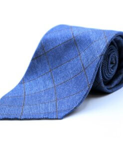 Blue Check Tie