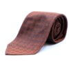 Burnt Orange Diamond Tie