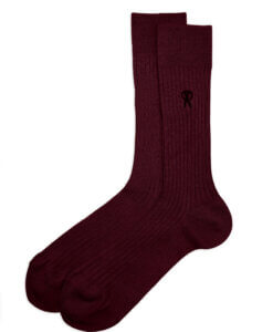 Burgundy Classic Sock