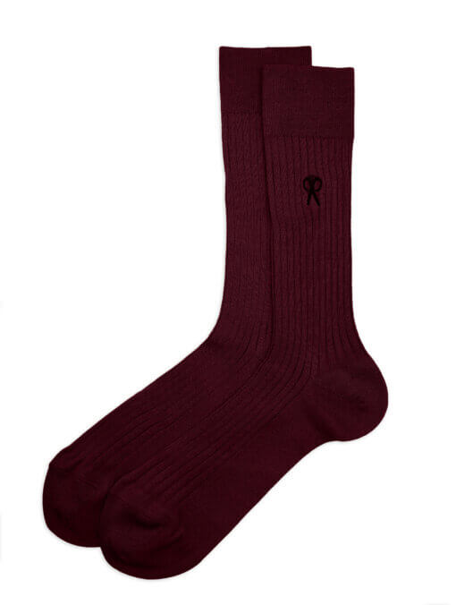 Burgundy Classic Sock