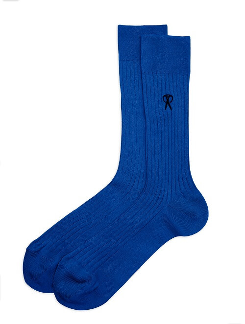 Royal Blue Cotton Sock