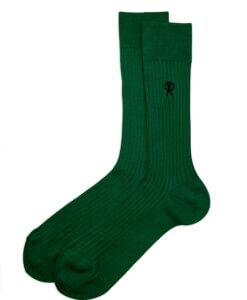 Emerald Green Cotton Sock