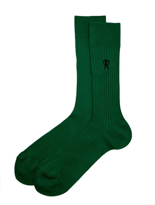 Emerald Green Cotton Sock