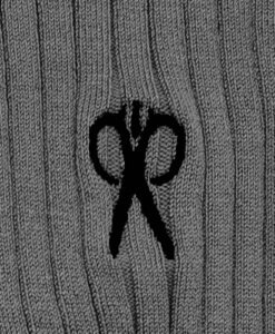 grey cotton socks