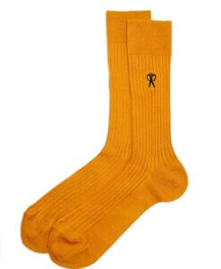 Orange Cotton Sock